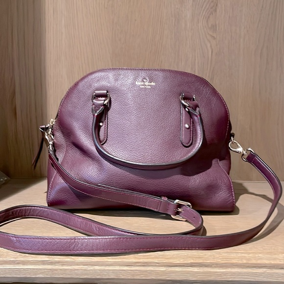 Kate Spade New York Satchel / Crossbody Bag in Berry / Wine - Picture 6 of 15